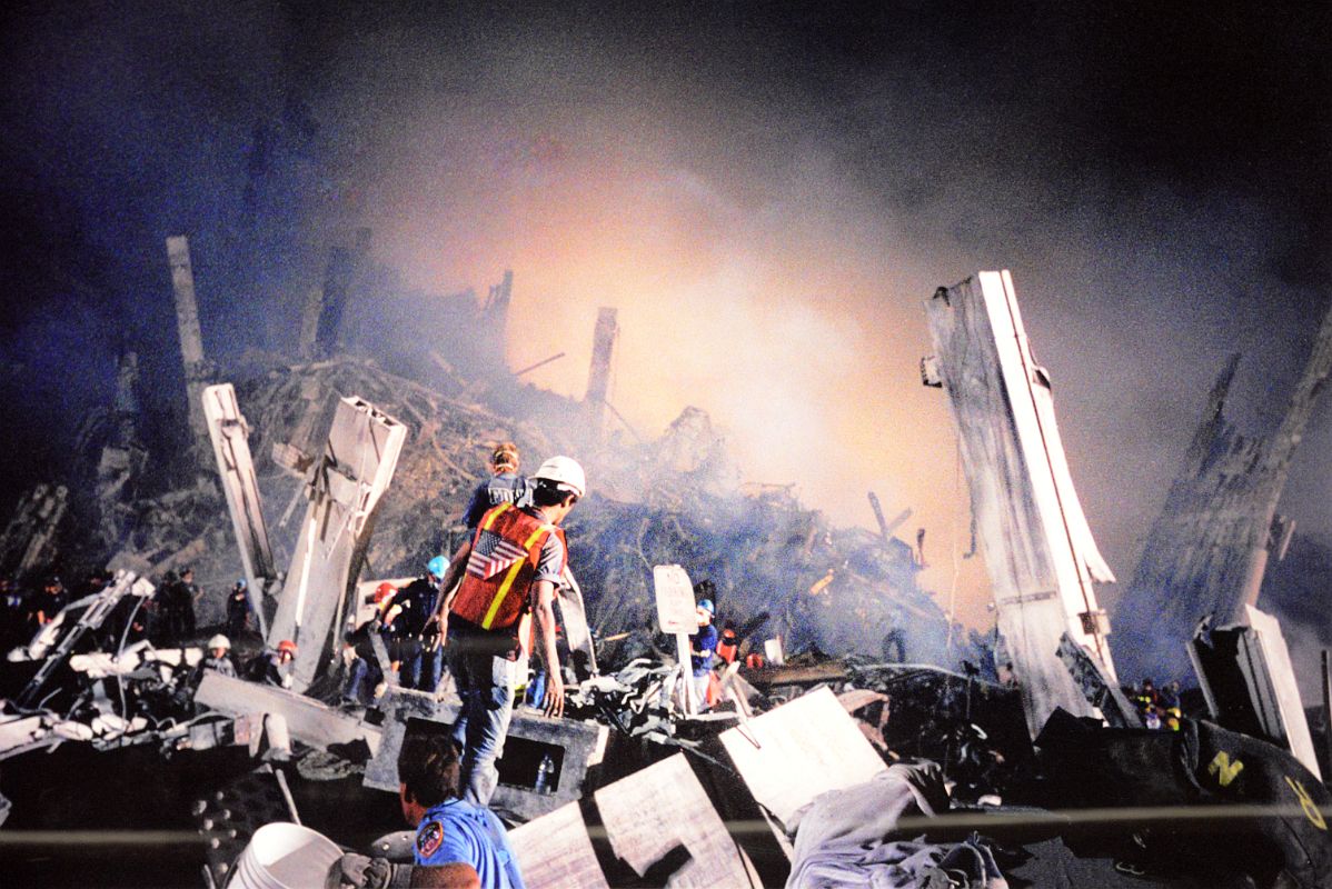 32A Witness At Ground Zero September 12-16 Photo By Stephane Sednaoui In North Tower Excavation 911 Museum New York